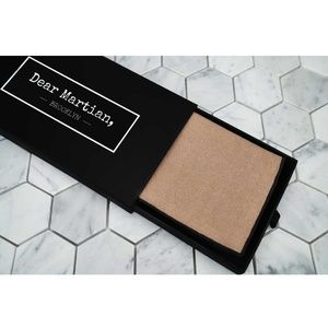 Dear Martian Mens Coffee Brown Linen Pocket Square